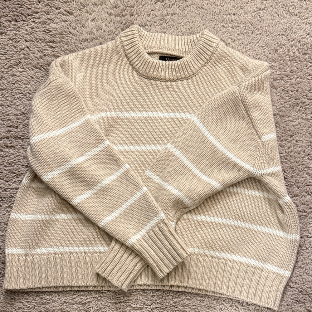 Quince striped sweater